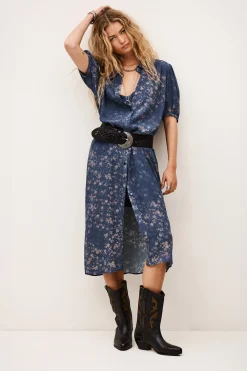 NORMA robe chemise midi