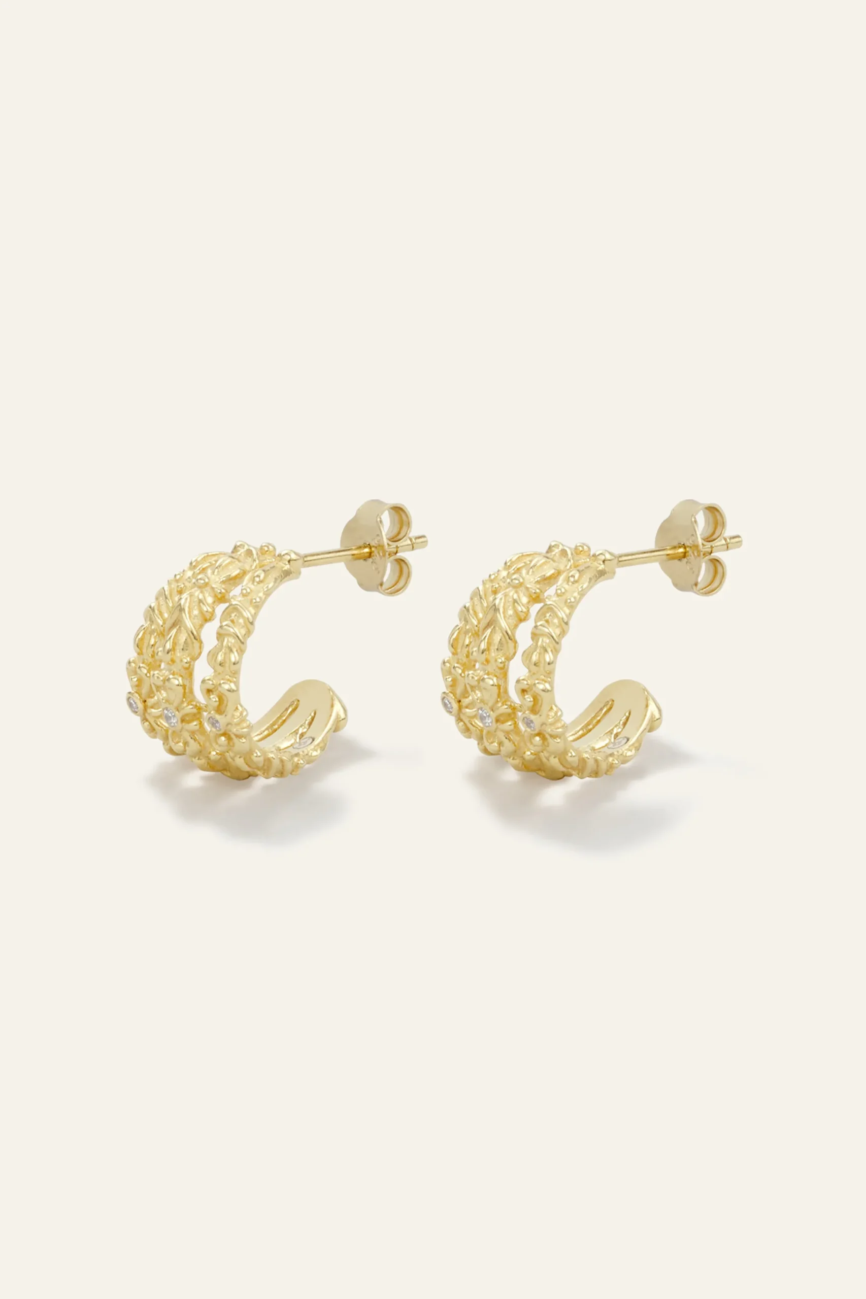 PERRINE boucles zircon