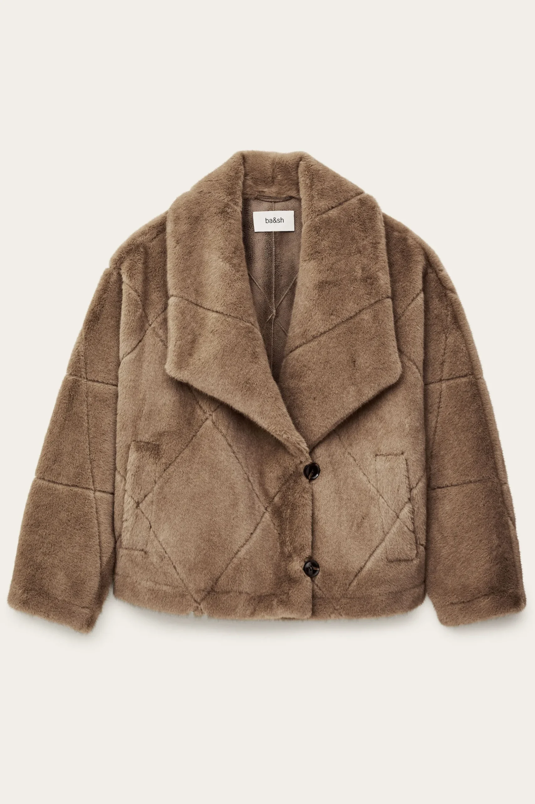 PINIE manteau fausse fourrure