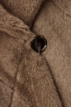 PINIE manteau fausse fourrure