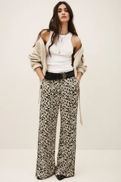 PLYDE pantalon ample imprimé
