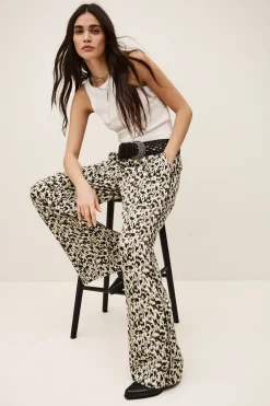 PLYDE pantalon ample imprimé