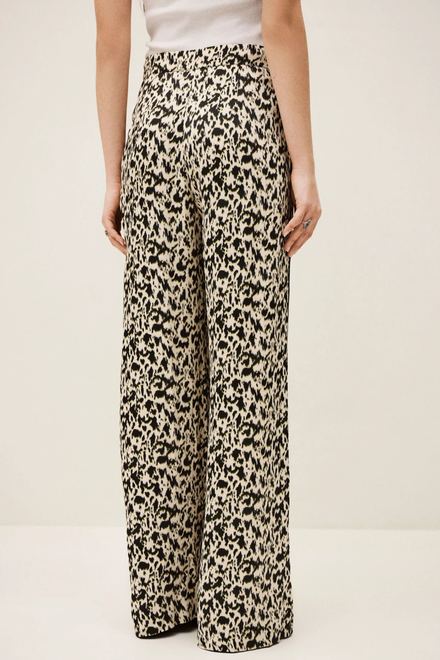 PLYDE pantalon ample imprimé