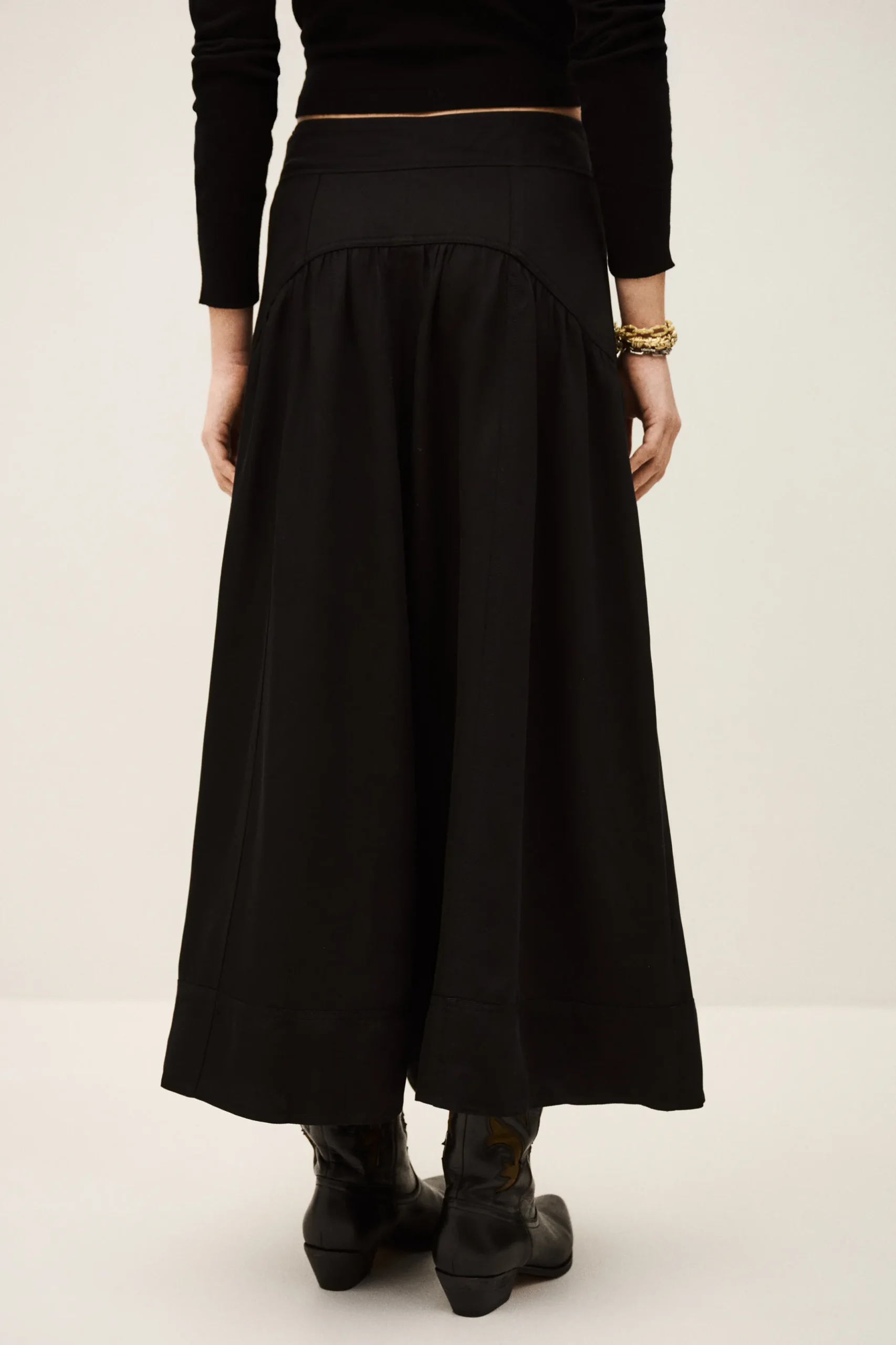 PONIA jupe midi taille