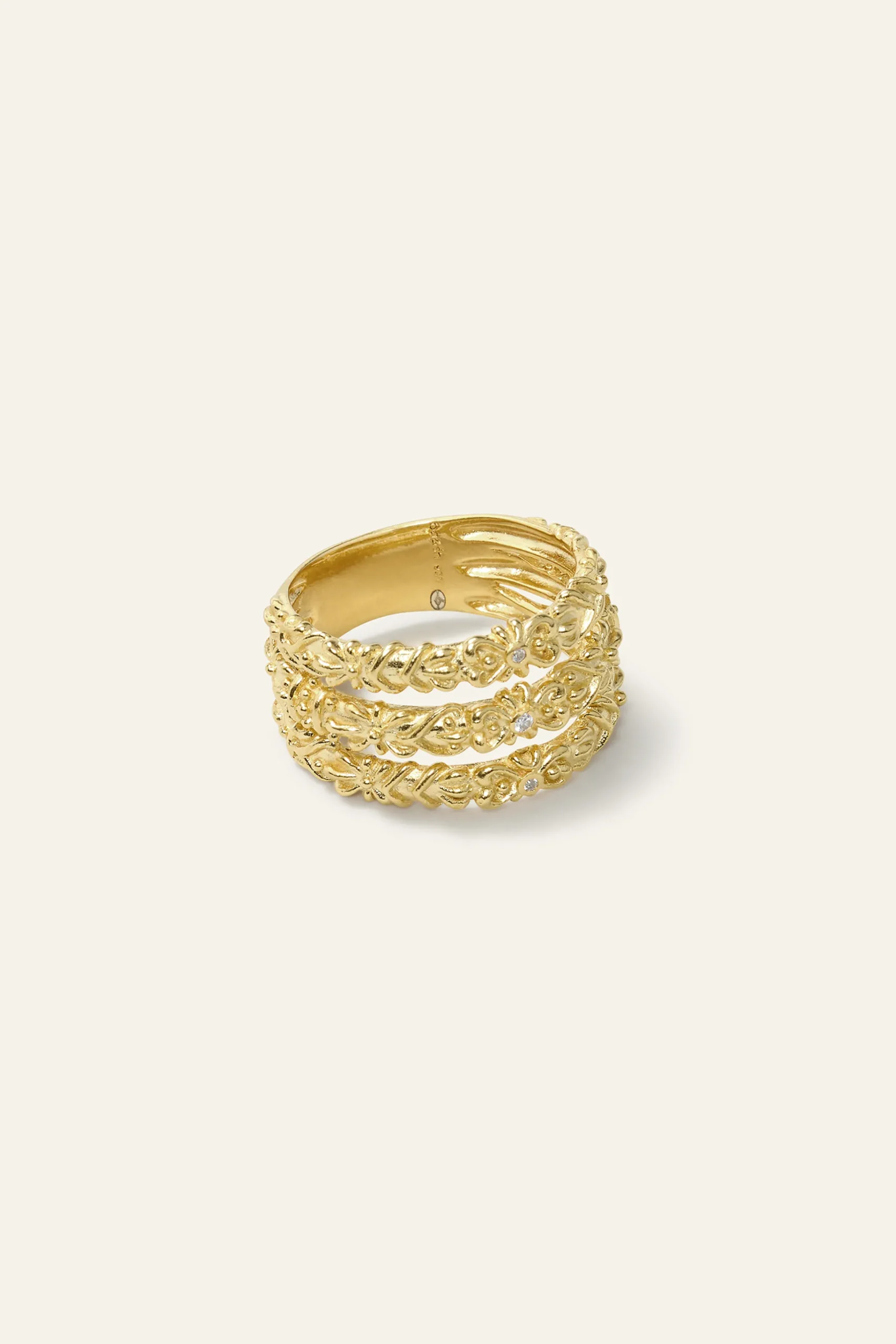 PRINCE bague anneau zircon