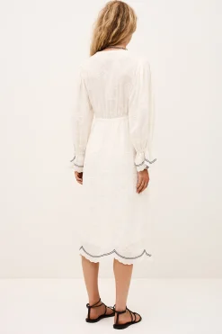 PRISCO robe midi jacquard