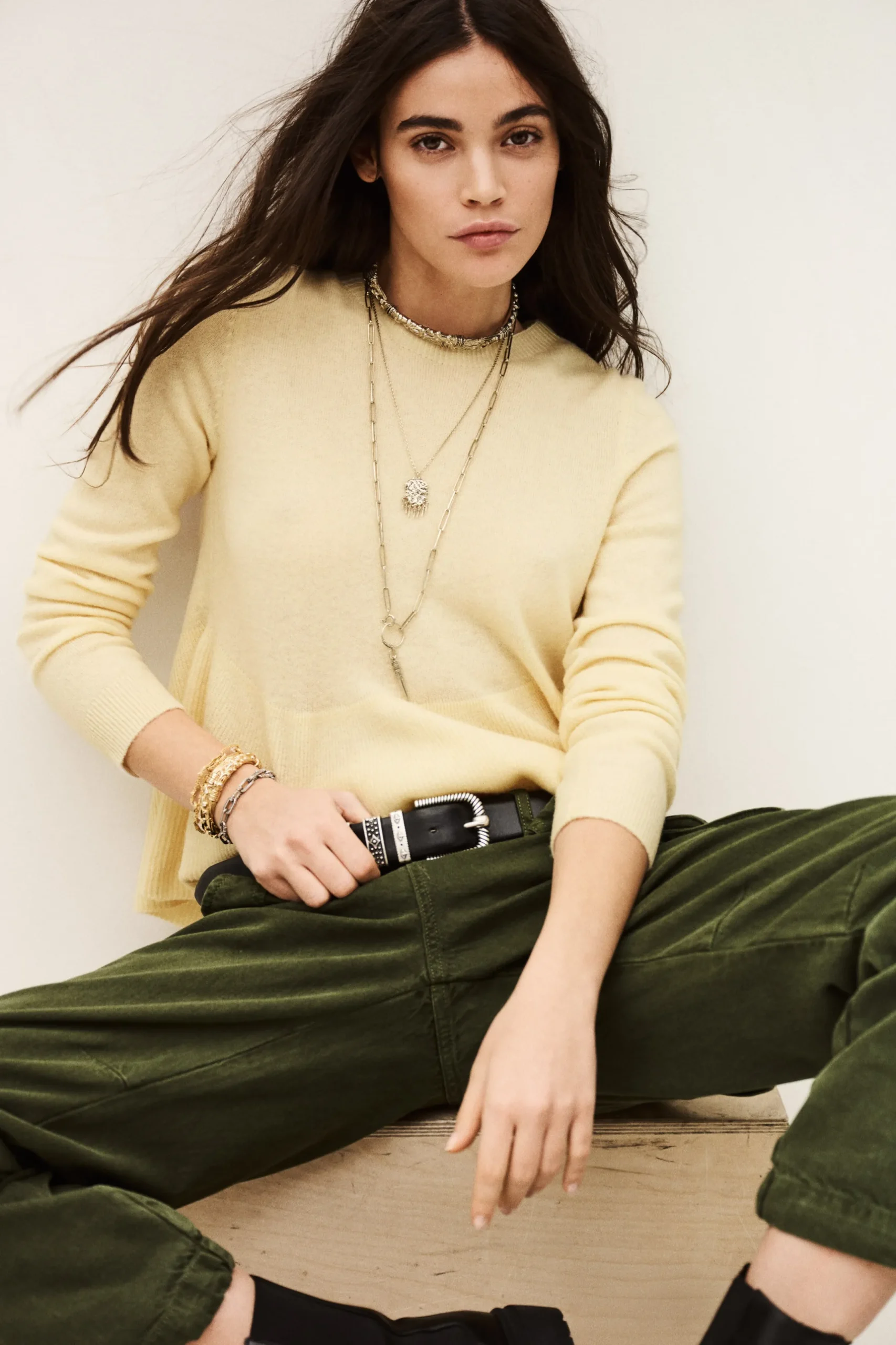 SALAMA pull laine intemporel