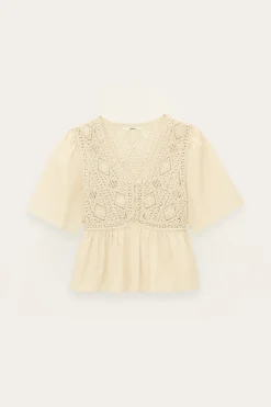 SALVI blouse manches courtes