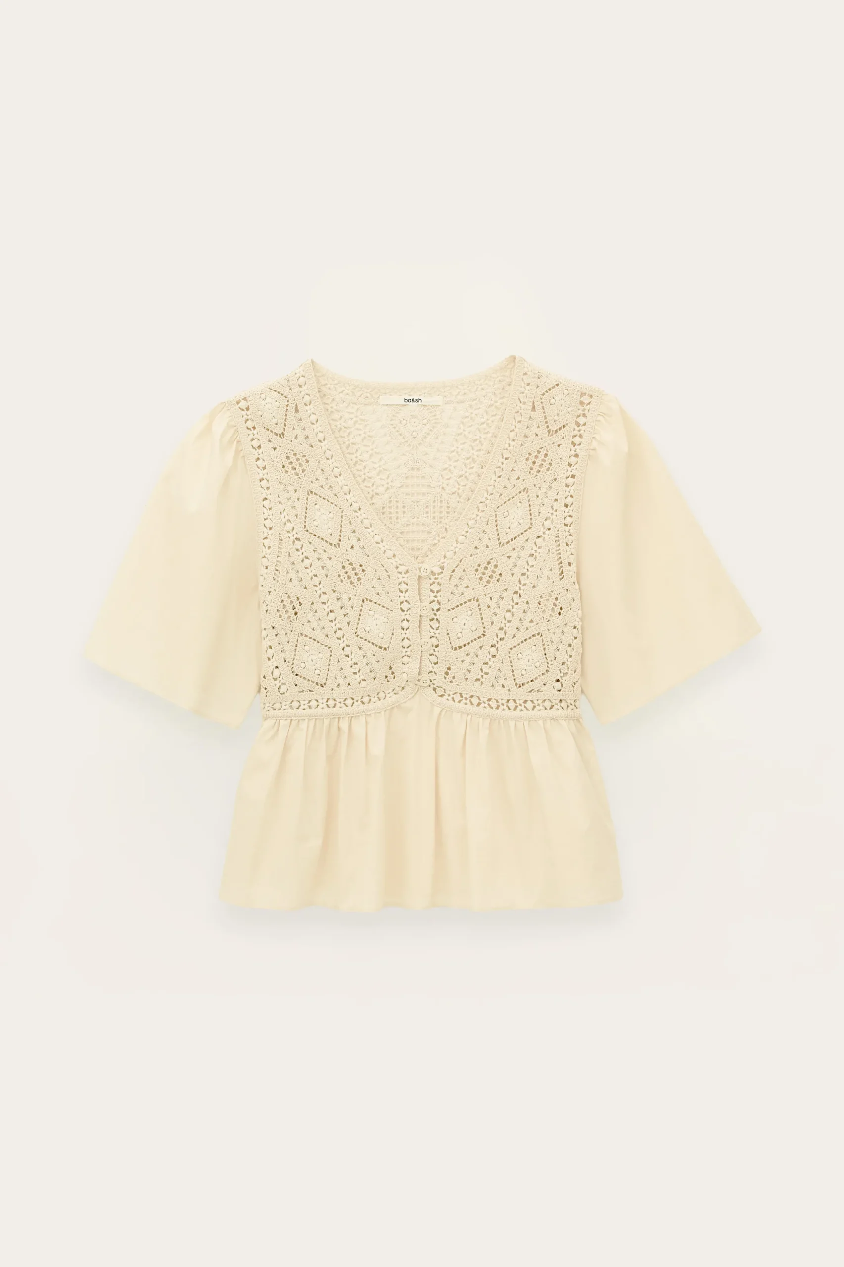 SALVI blouse manches courtes