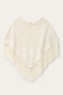 SANDY poncho maille coton