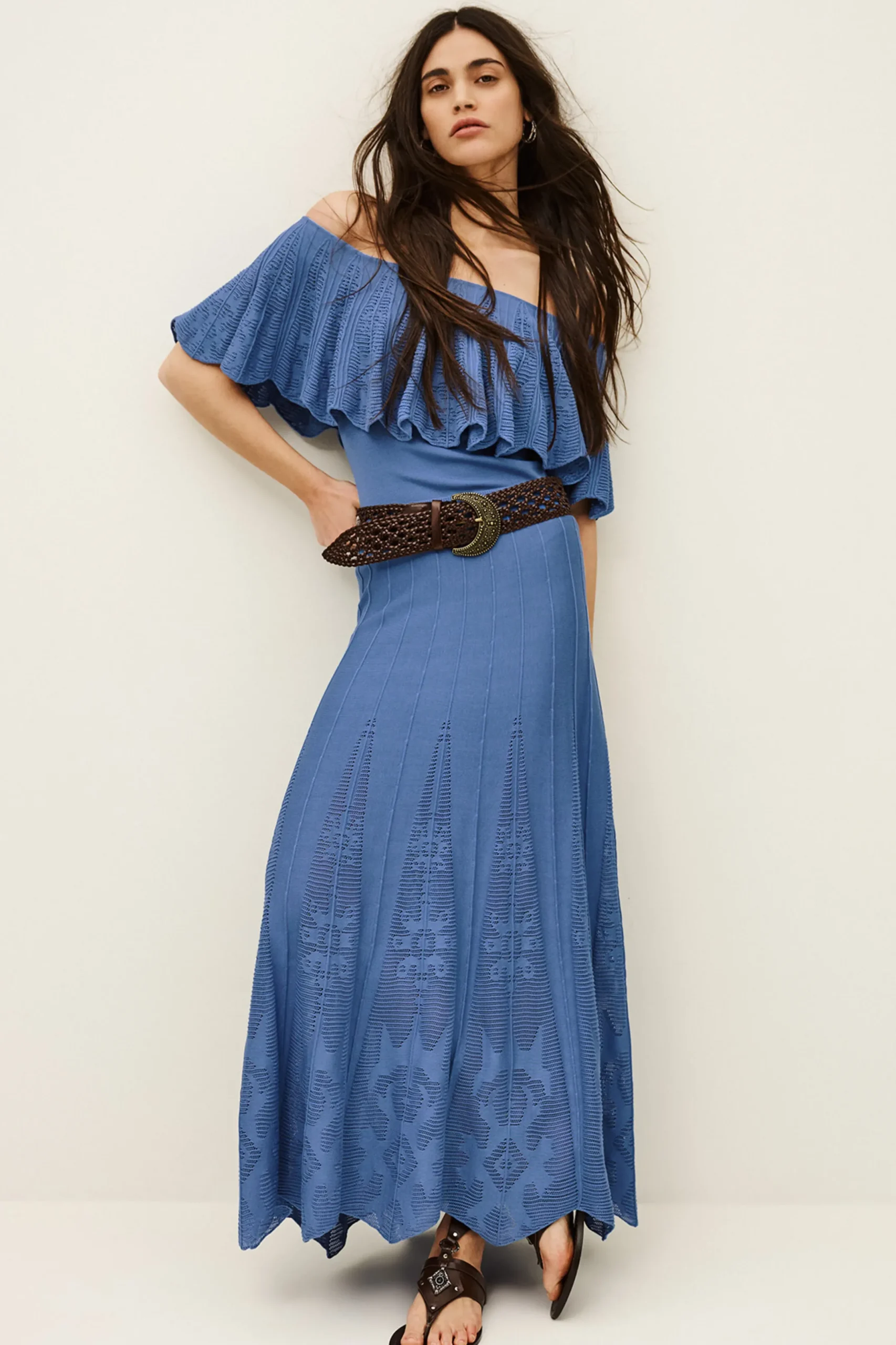 SERTA jupe longue maille