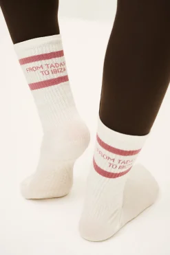 SHAN Chaussettes à message