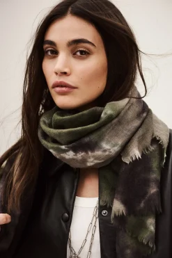 SOFIA foulard laine soie