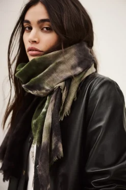 SOFIA foulard laine soie