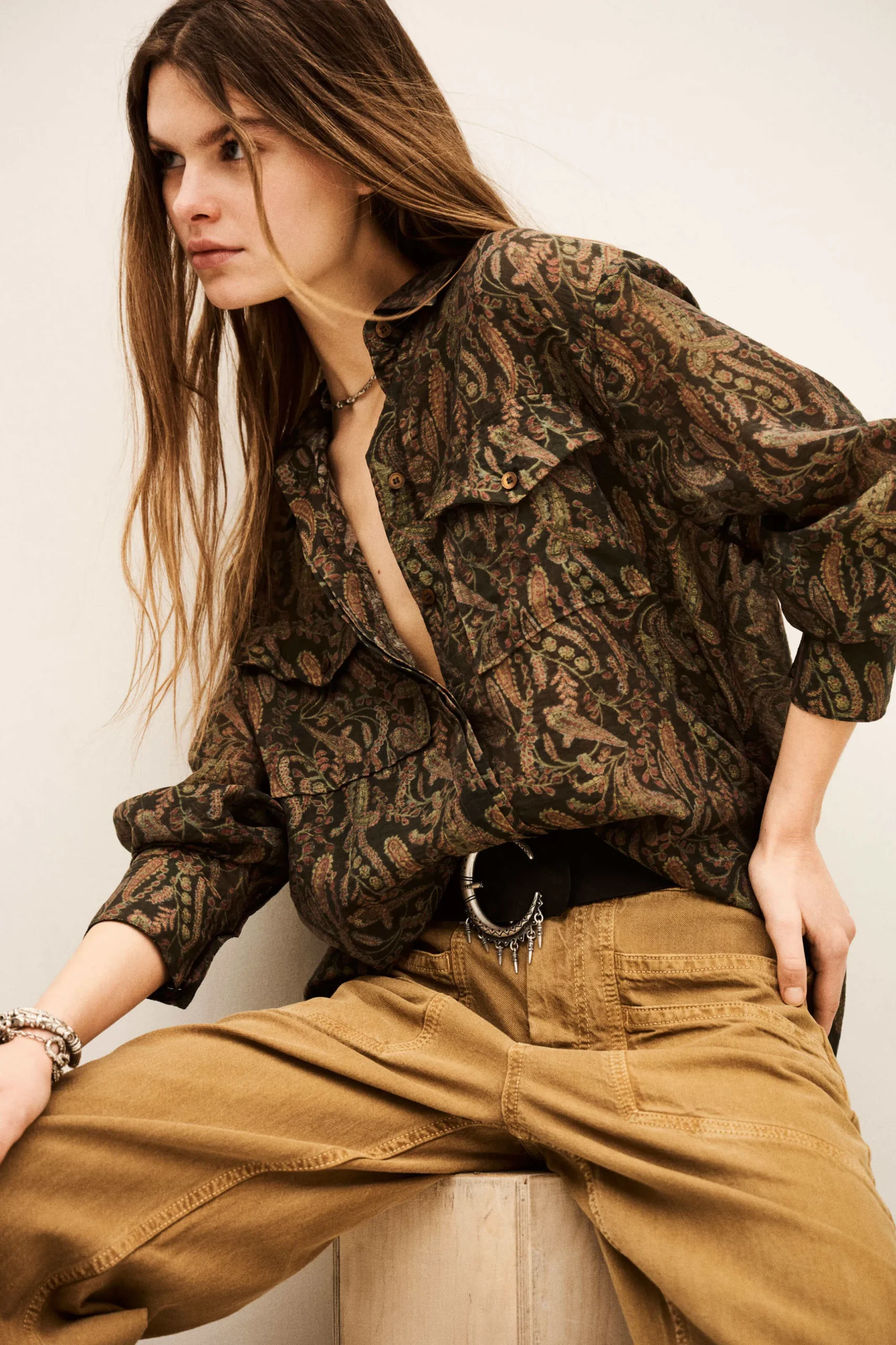 TAO chemise oversize bohème