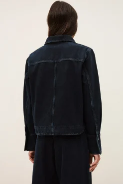 TAVY top denim droit