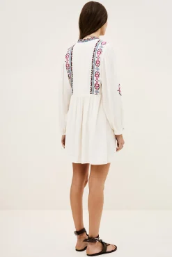 TELMA robe mini brodée