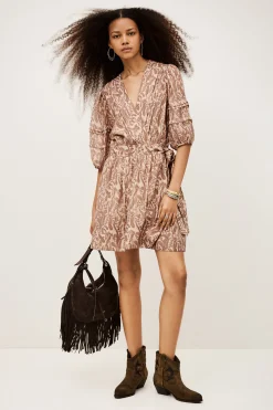 TEODORA robe courte portefeuille