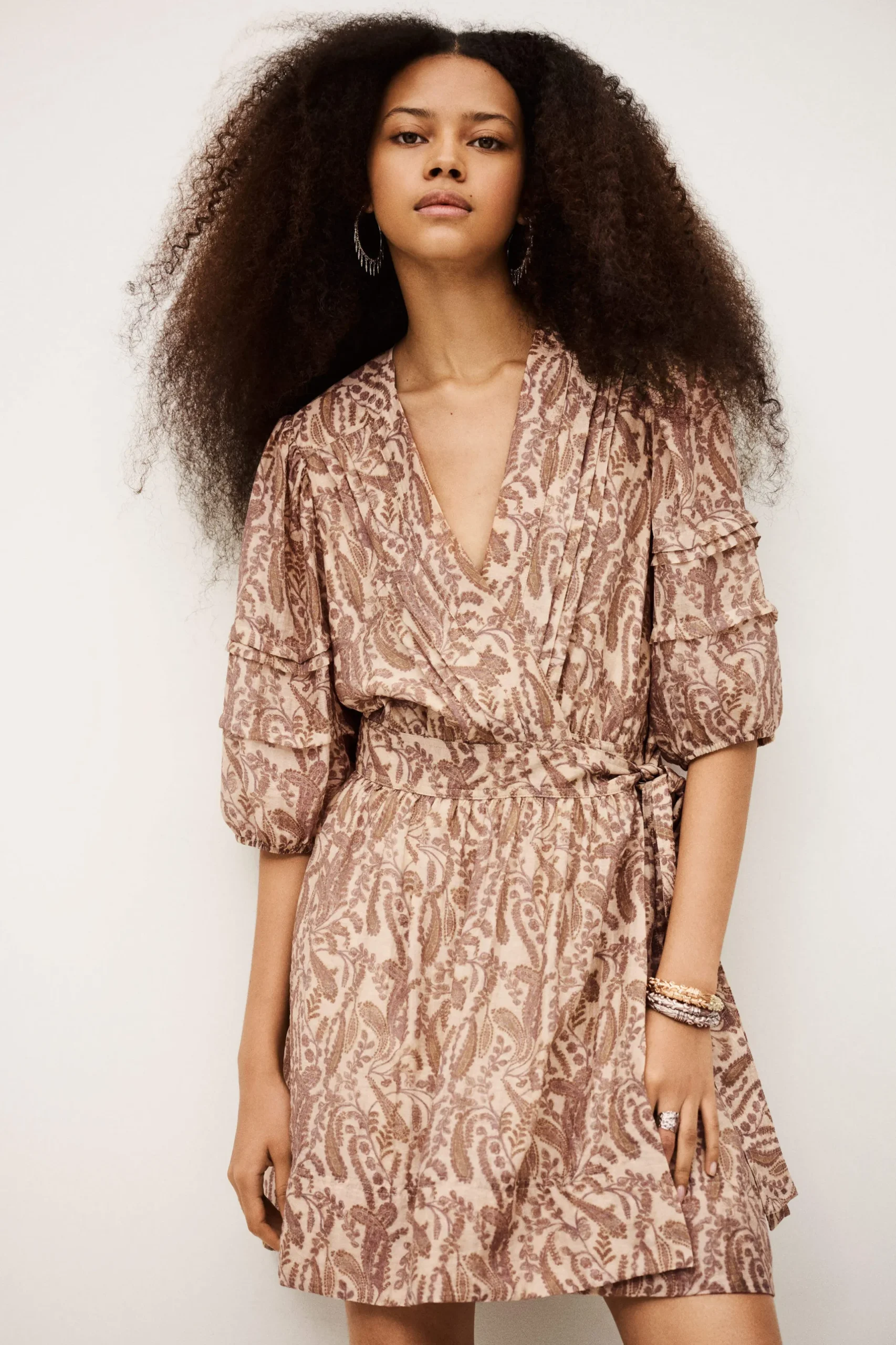TEODORA robe courte portefeuille