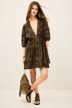 TEODORA robe courte portefeuille