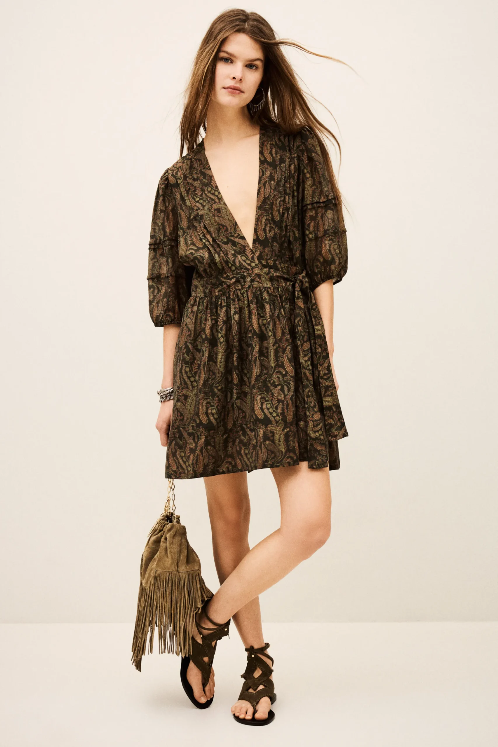 TEODORA robe courte portefeuille