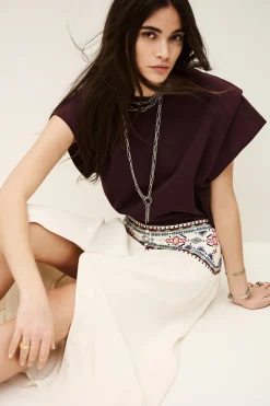 TILANA jupe midi évasée