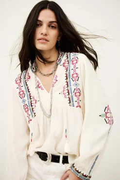 TILT blouse brodée ample