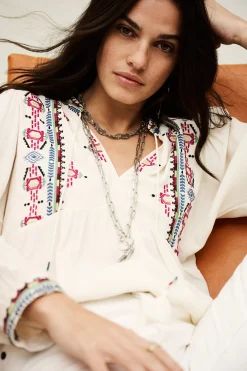 TILT blouse brodée ample