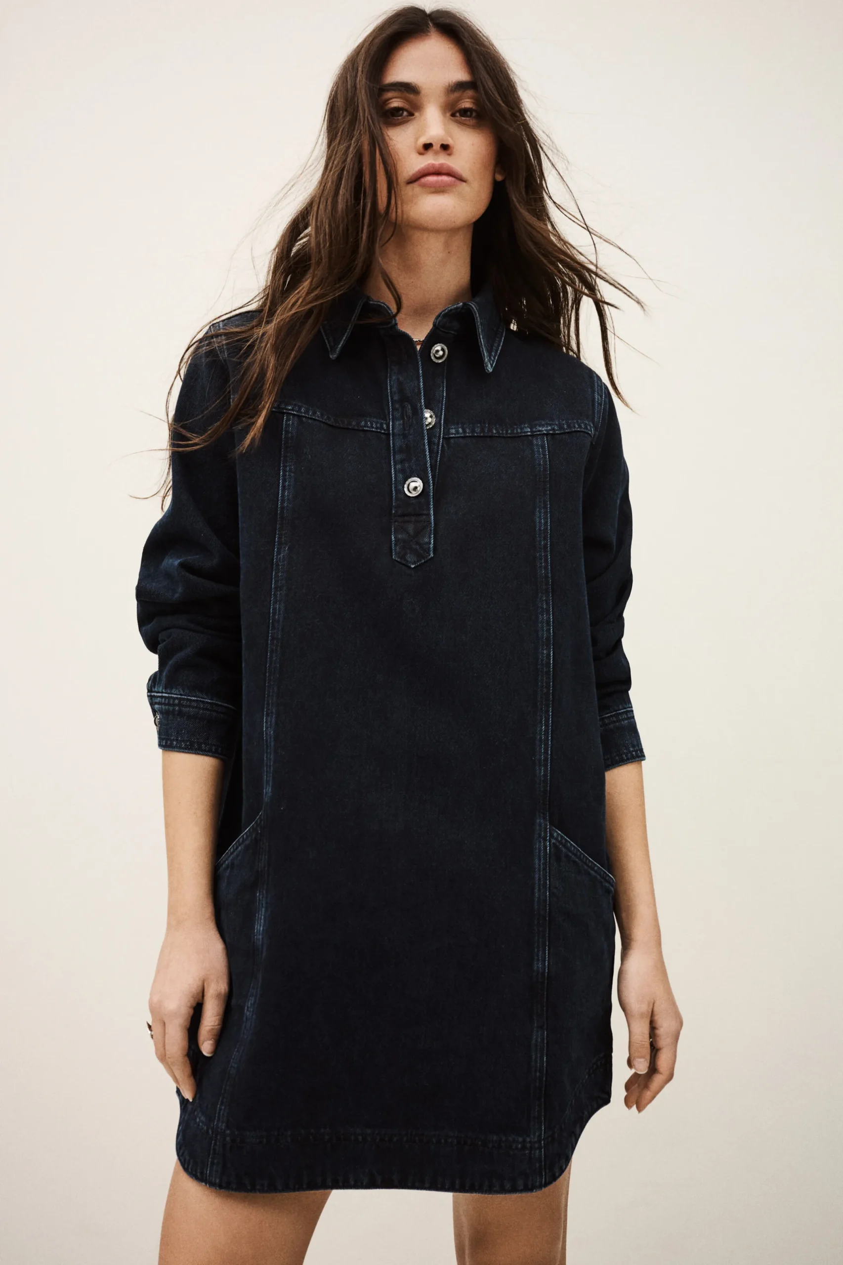 TONA robe chemise denim