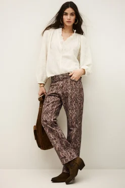 TOOTY jean bootcut imprimé