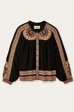 VALDA chemise loose imprimée