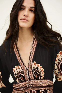 VERA robe longue imprimée