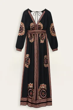 VERA robe longue imprimée