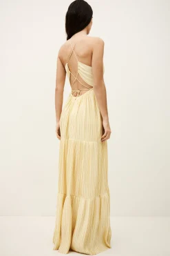 WASTA robe longue satin